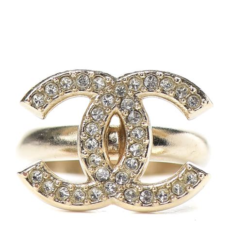 double c chanel ring|Chanel rings.